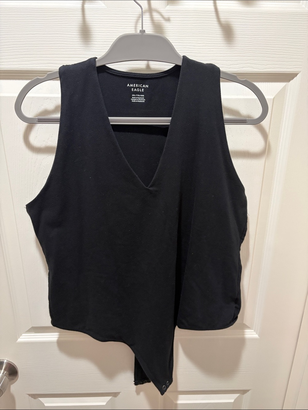 American Eagle Outfitters Black V-Neck bodysuit